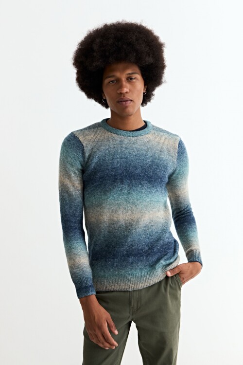 Sweater degradé AZUL