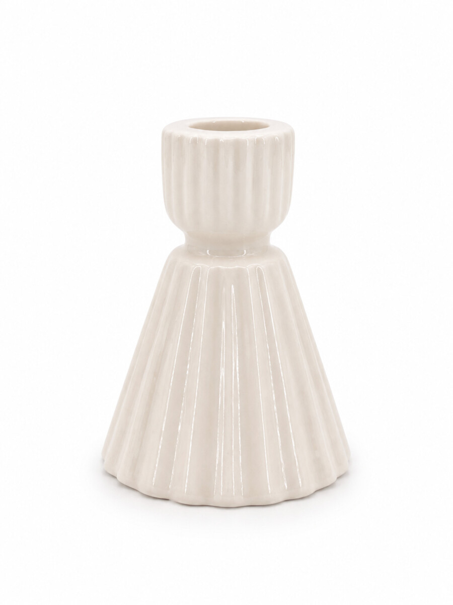 CANDELABRO FALDA - OFF WHITE 