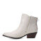 Bota de Mujer Bottero caña baja en punta 347708 Blanco