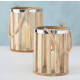 Fanal de Madera x2 Redondo Fanal de Madera x2 Redondo