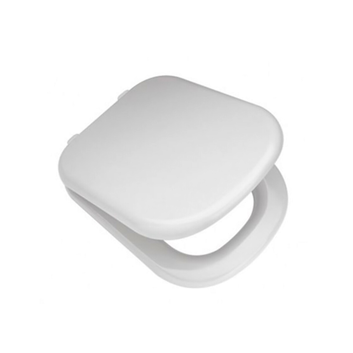 Tapa Inodoro Bari Madera Blanca Laqueada Para Baño 