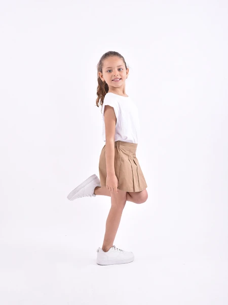 SHORT POLLERA INES KAKI