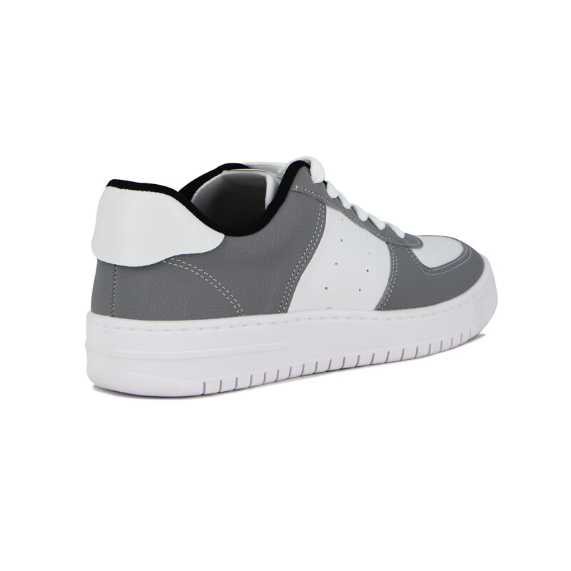 Actvitta Calzado Deportivo Hombre Acordonado Gris-blanco Blanco-gris