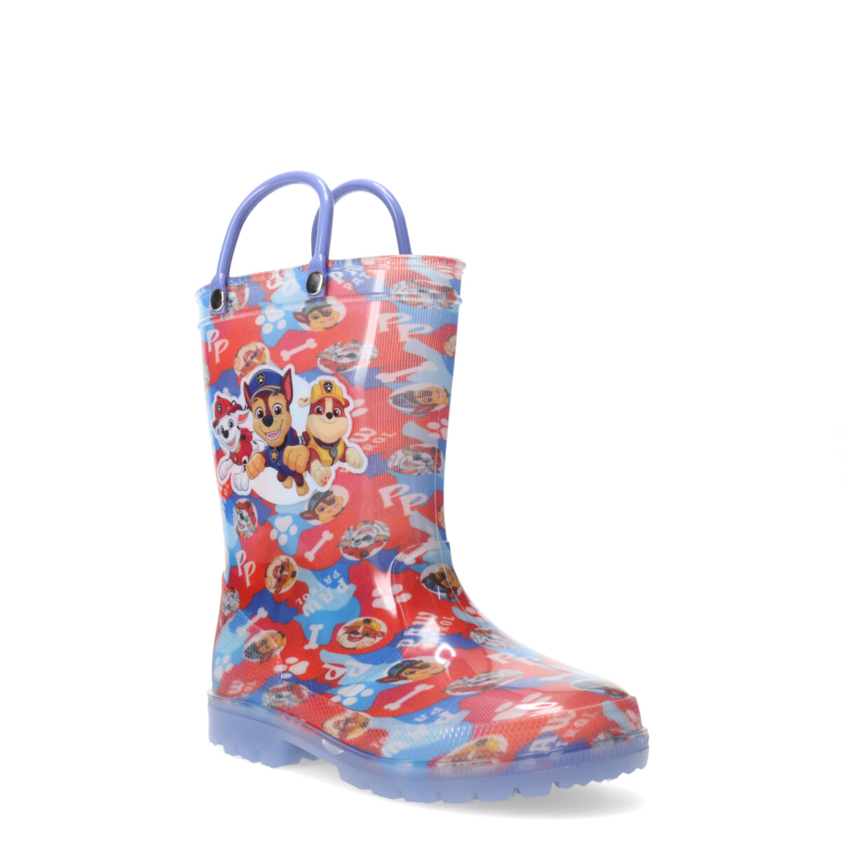 Botas Infantiles Disney Paw Patrol - Rojo - Lila 