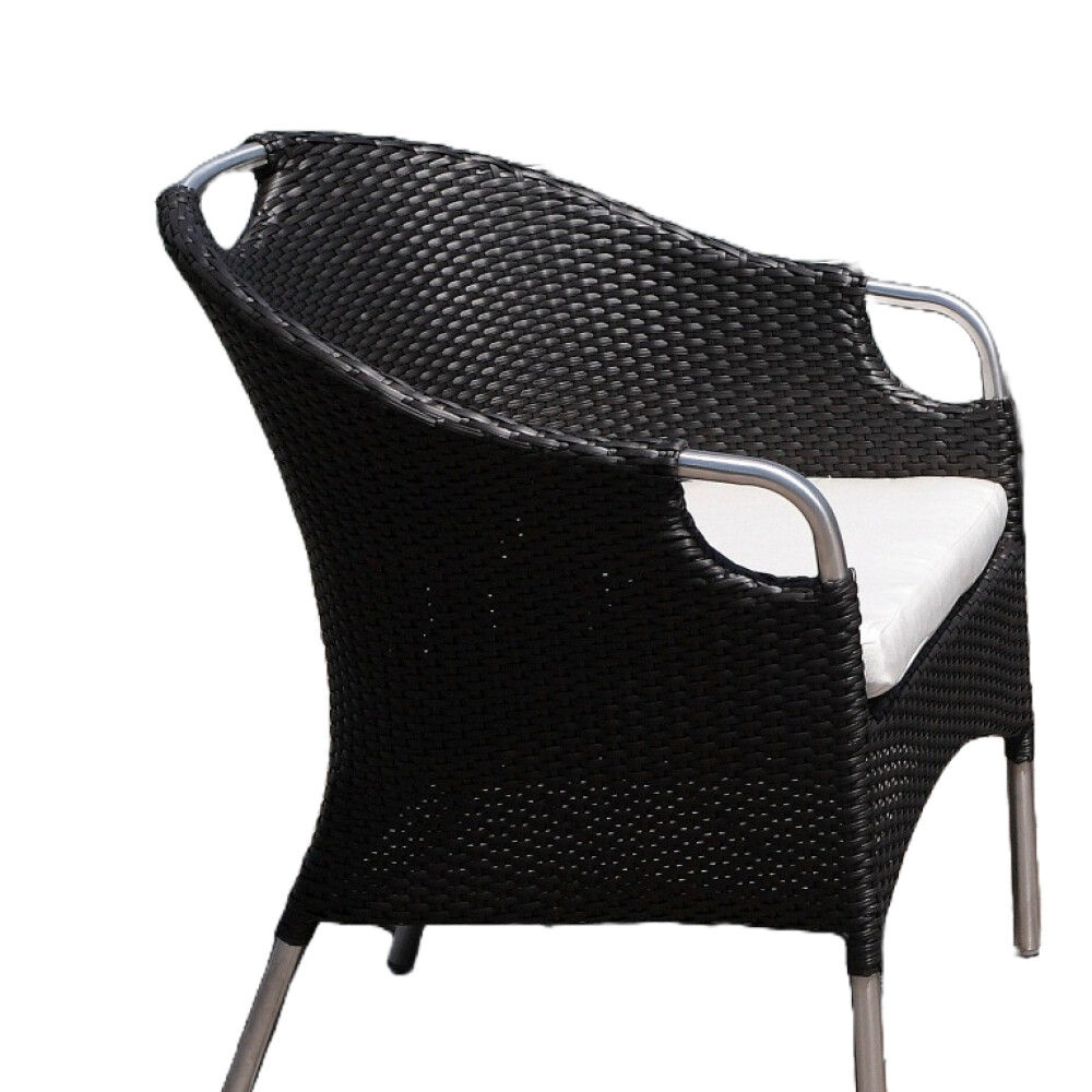 Sillón Jardin Simil Rattan y Acero Inox. Sillón Jardin Simil Rattan y Acero Inox.