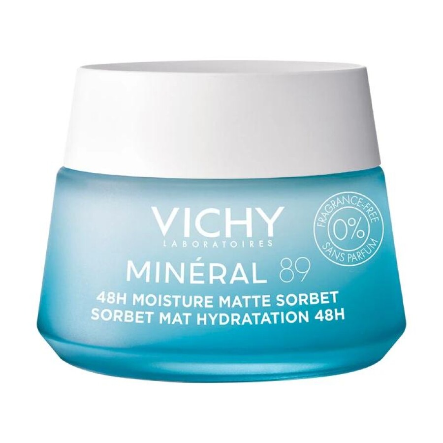 Crema Hidratante Matificante Minéral 89 Moisture Matte Sorbet 50 ml - Vichy Crema Hidratante Matificante Minéral 89 Moisture Matte Sorbet 50 ml - Vichy