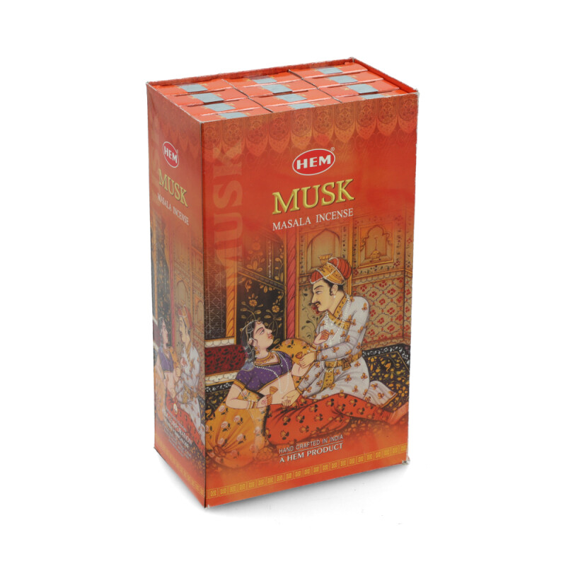 INCIENSO HEM MASALA CAJA X12 Musk