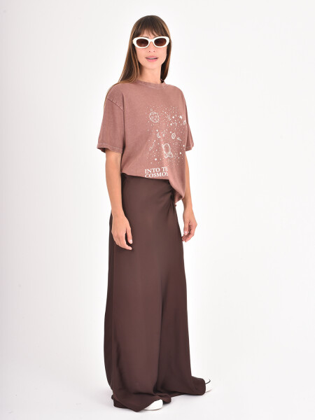 FALDA IRMELA CHOCOLATE