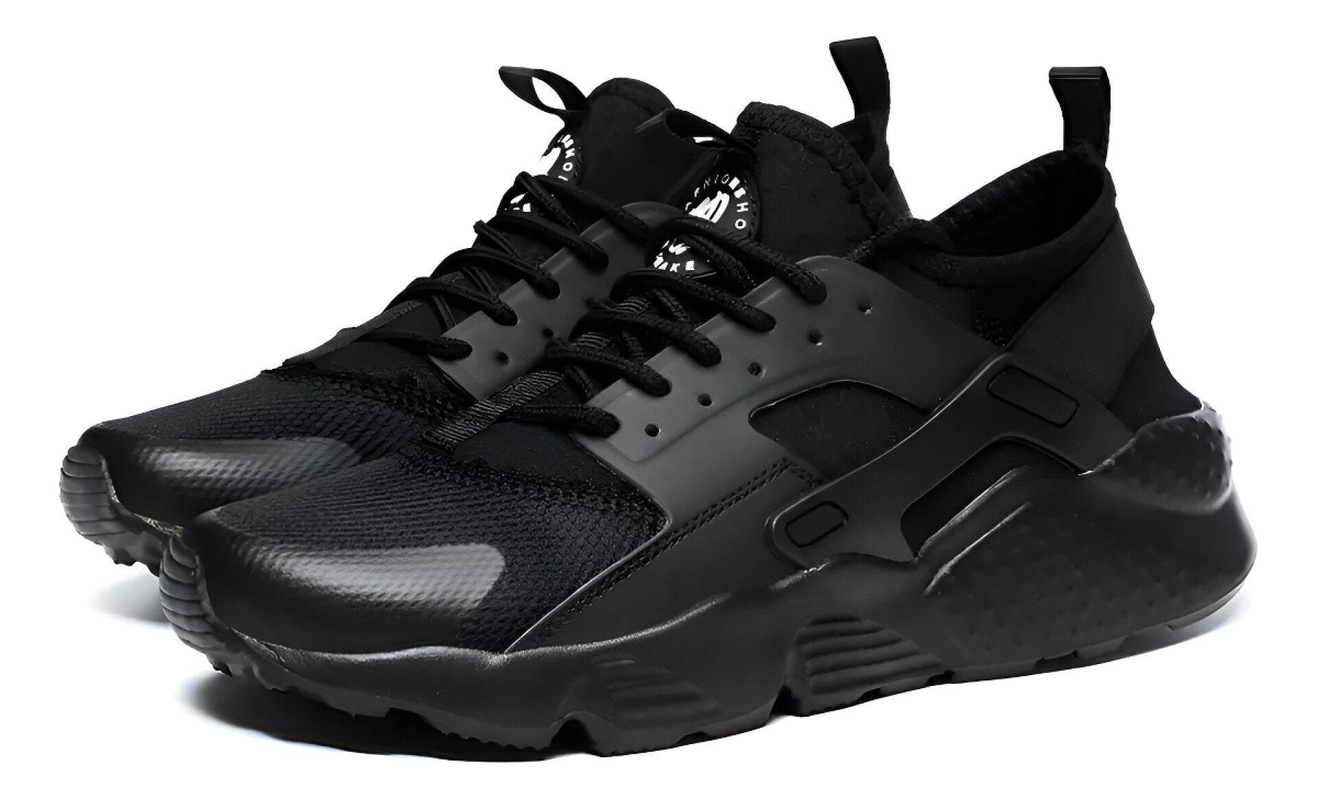 Calzado Casual Deportivo Unisex Acordonado - Negro 