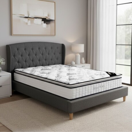 Sommier 2 Plazas Hamptons Bronze con Respaldo Sommier 2 Plazas Hamptons Bronze con Respaldo