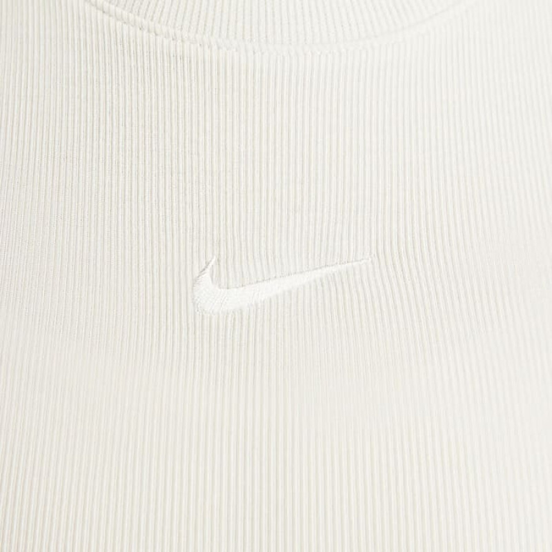 Musculosa Nike Essential Ribbed de Mujer - FB8279-104 Beige