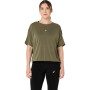 Polo Running Nagino Run Adjustable SS Top Mujer Dark Olive