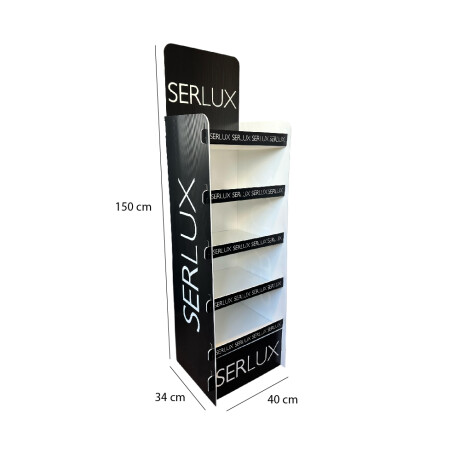 EXHIBIDOR 5 ESTANTES Exhibidor Serlux – 5 Estantes