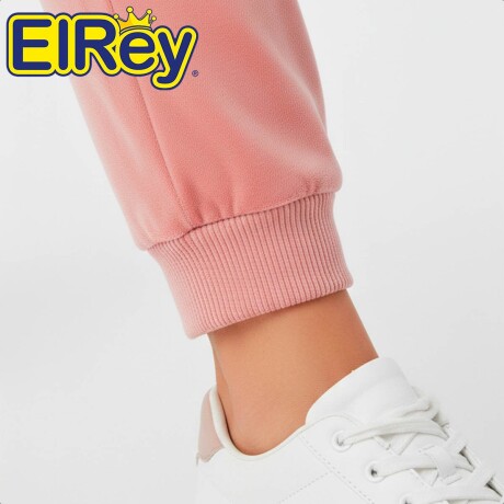 Conjunto Jogging Plush Campera + Pantalón Dama Rosa