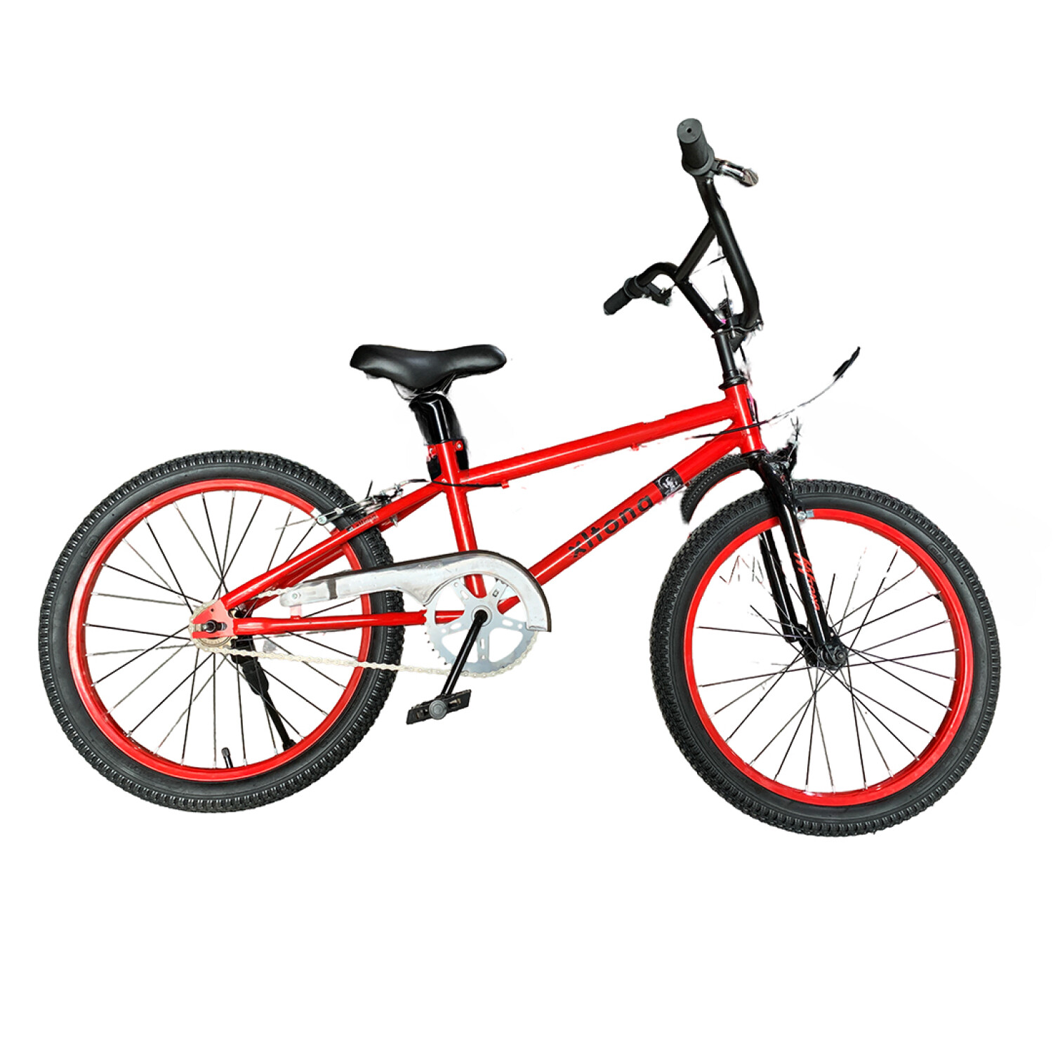 Bicicleta Tipo BMX Xltong Rodado 20 Blanca ROJO — Universo Binario