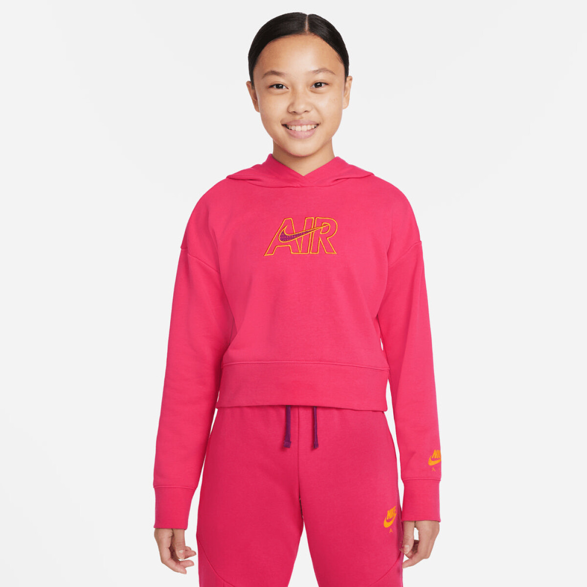 Buzo Nike Air French Terry Crop Hoodie 