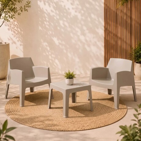 Set de Jardín Mesa y 2 sillas Magna Master Marrón Set de Jardín Mesa y 2 sillas Magna Master Marrón