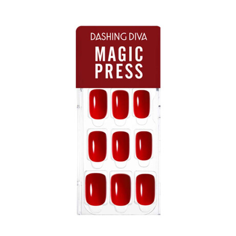 Uñas En Gel Listas (Press On) Burgundy