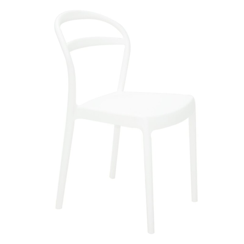 SILLA SISSI RESPALDO ABIERTO 43.5X52.5X80CM BLANCO SILLA SISSI RESPALDO ABIERTO 43.5X52.5X80CM BLANCO