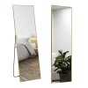 Espejo De Pie Lumax Rox Marco Rectangular 50 x 160cm Dorado