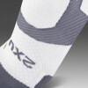 Medias Running Vectr Light Cushion No Show Compression Unisex White/grey