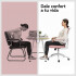 Silla de escritorio Oficina Sillon Ejecutiva Ergonomica Apoyabrazos Regulables IMBACK Color Rosa Silla de escritorio Oficina Sillon Ejecutiva Ergonomica Apoyabrazos Regulables IMBACK Color Rosa
