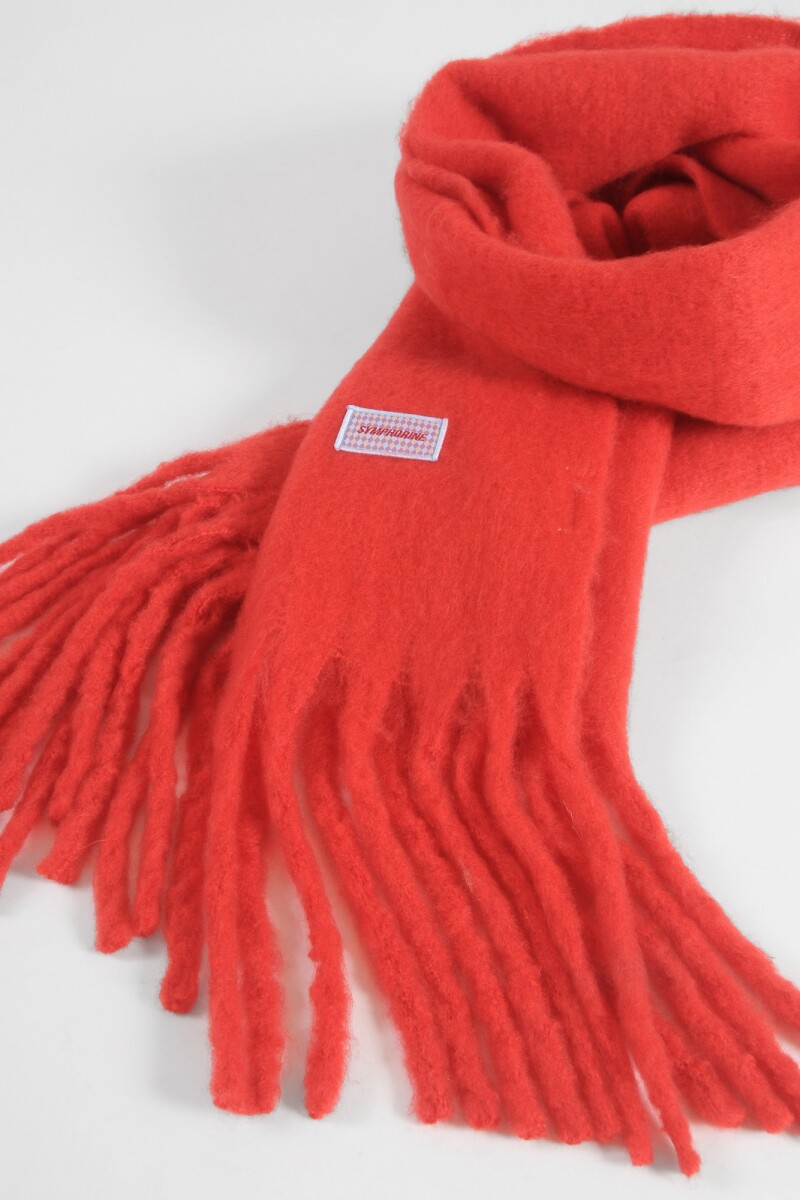 Bufanda soft rojo