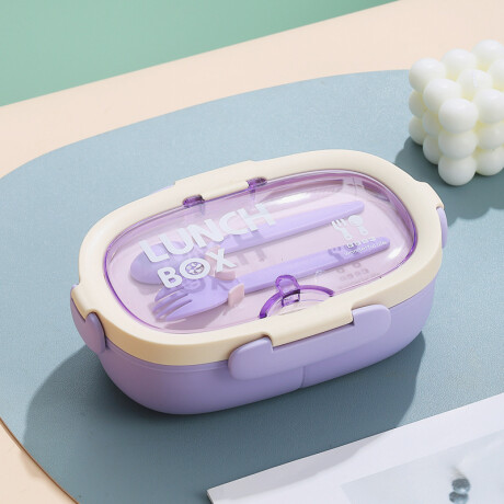 Set De Lonchera Escolar Completo Lila