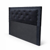 Respaldo De Sommier 2 Plazas 150 x 120cm Relleno Con Guata Forrado En Suede Negro Respaldo De Sommier 2 Plazas 150 X 120cm Relleno Con Guata Forrado En Suede Negro