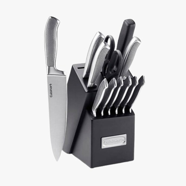 Cuisinart® JUEGO DE CUCHILLOS DE ACERO INOXIDABLE CON BLOQUE DE 13 PIEZAS N/A