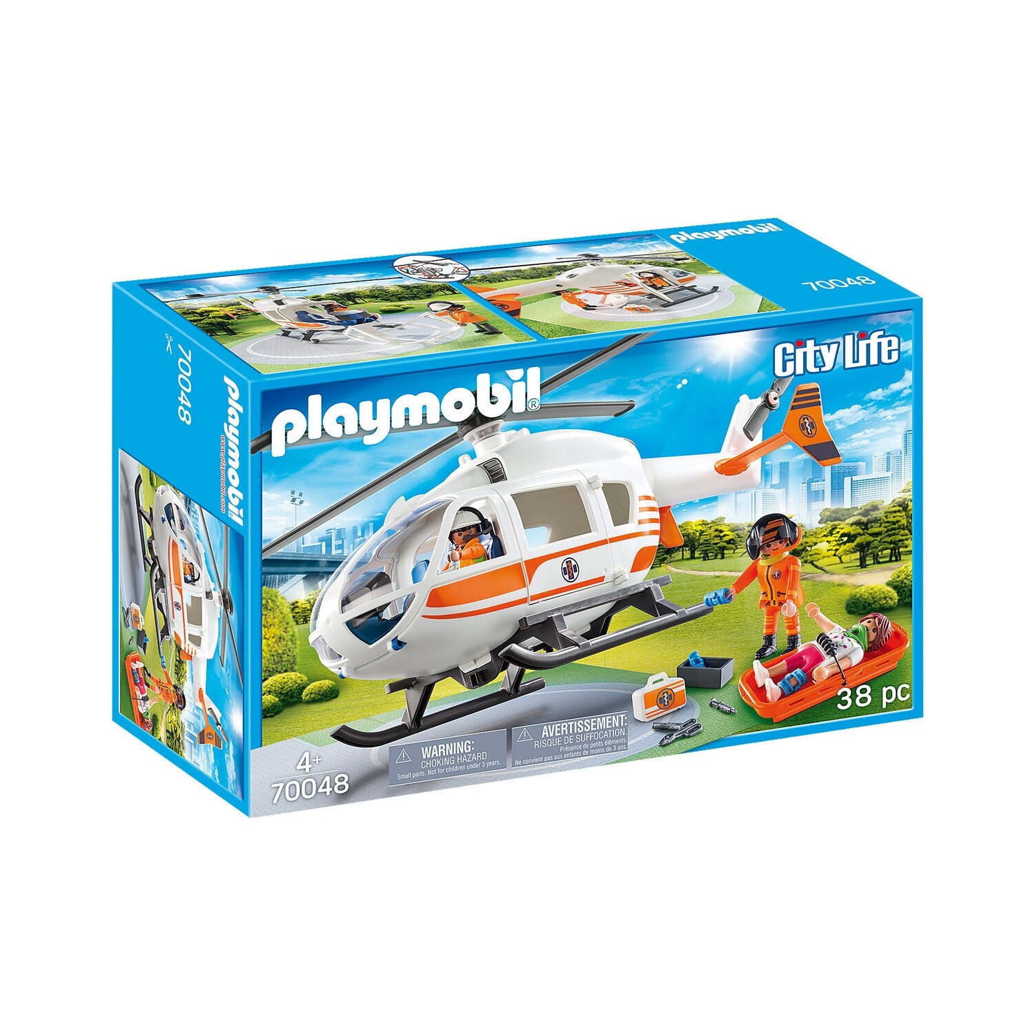 Helicoptero de rescate playmobil online