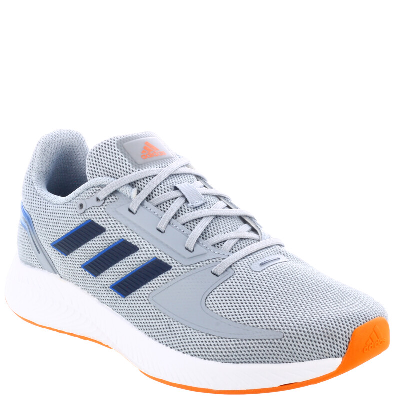 Championes de Hombre Adidas Run Falcon 2.0 Gris - Negro - Azul