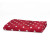 Toalla de Mano Estampada Prisma 100% Algodón 50 x 80 cm Rojo / Lunares Blanco