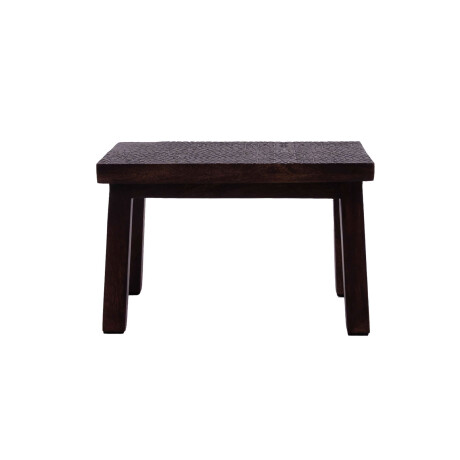 TABURETE ACANALADO MADERA MARRON 2412-013