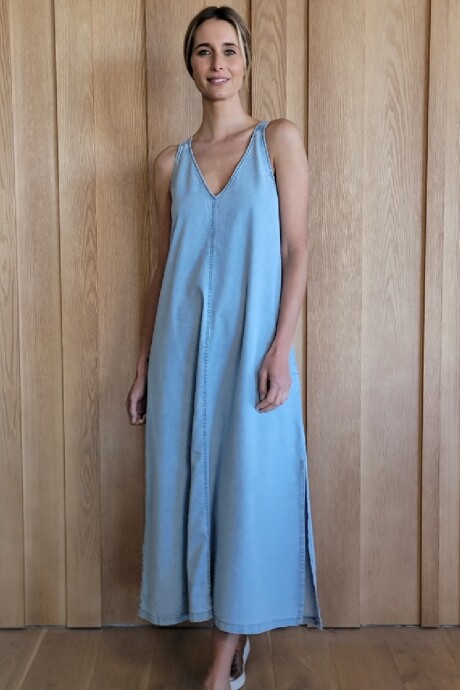 Vestido Laguna Denim Celeste