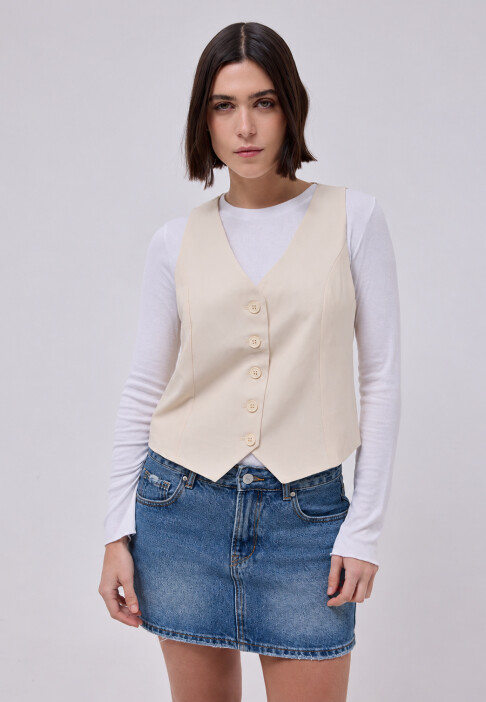 Pollera Kaia Denim Oscuro