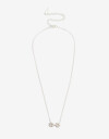 Cadena Corta con Dije Cubic zirconia Cadena Corta Dije Cubic Zirconia - Plateado