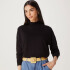 BLUSAO FEMENINO ADULTO (SWEATER) ROSA CLARO