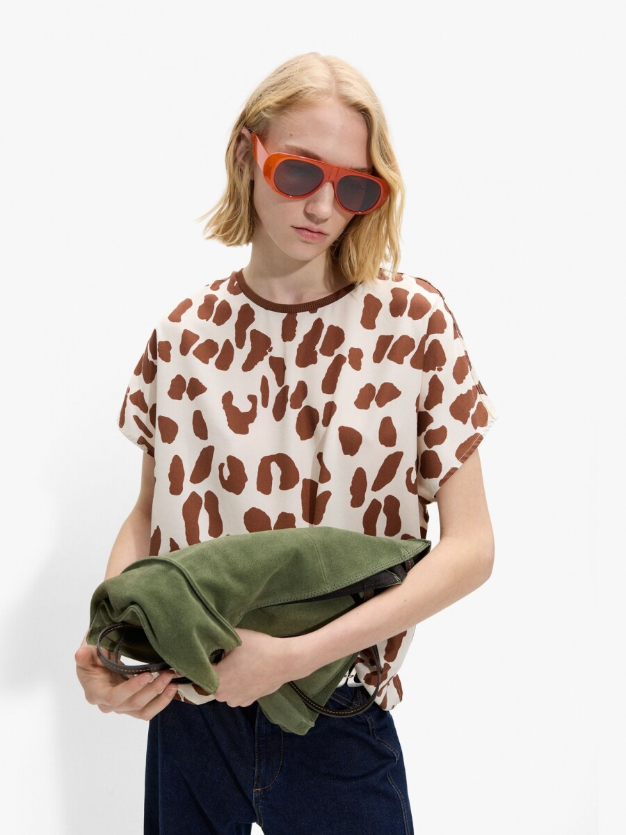 Camiseta Estampada multicolor