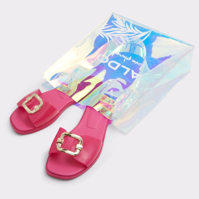 JELLYICIOUS BRIGHT PINK JELLY SYNTHETIC BRIGHT PINK