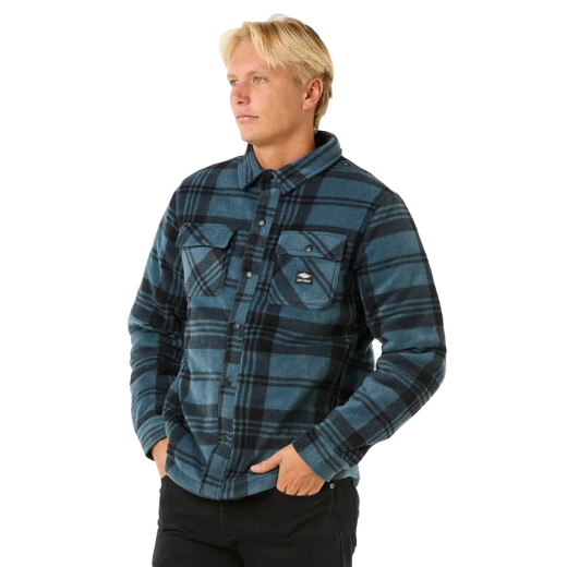 Camisa Rip Curl Tofino Polar - Azul Camisa Rip Curl Tofino Polar - Azul