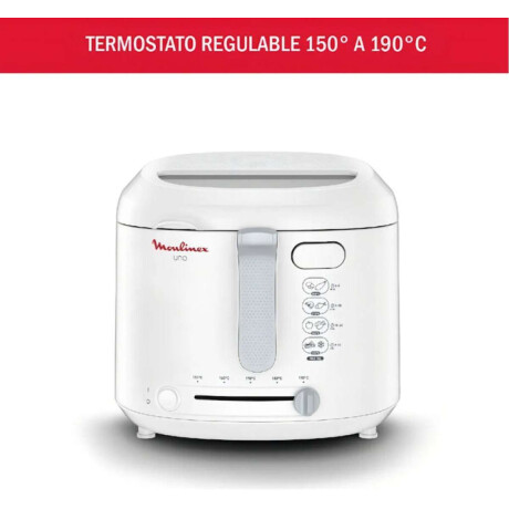 Freidora Con Aceite Moulinex Uno Filtro Antihumo Blanco