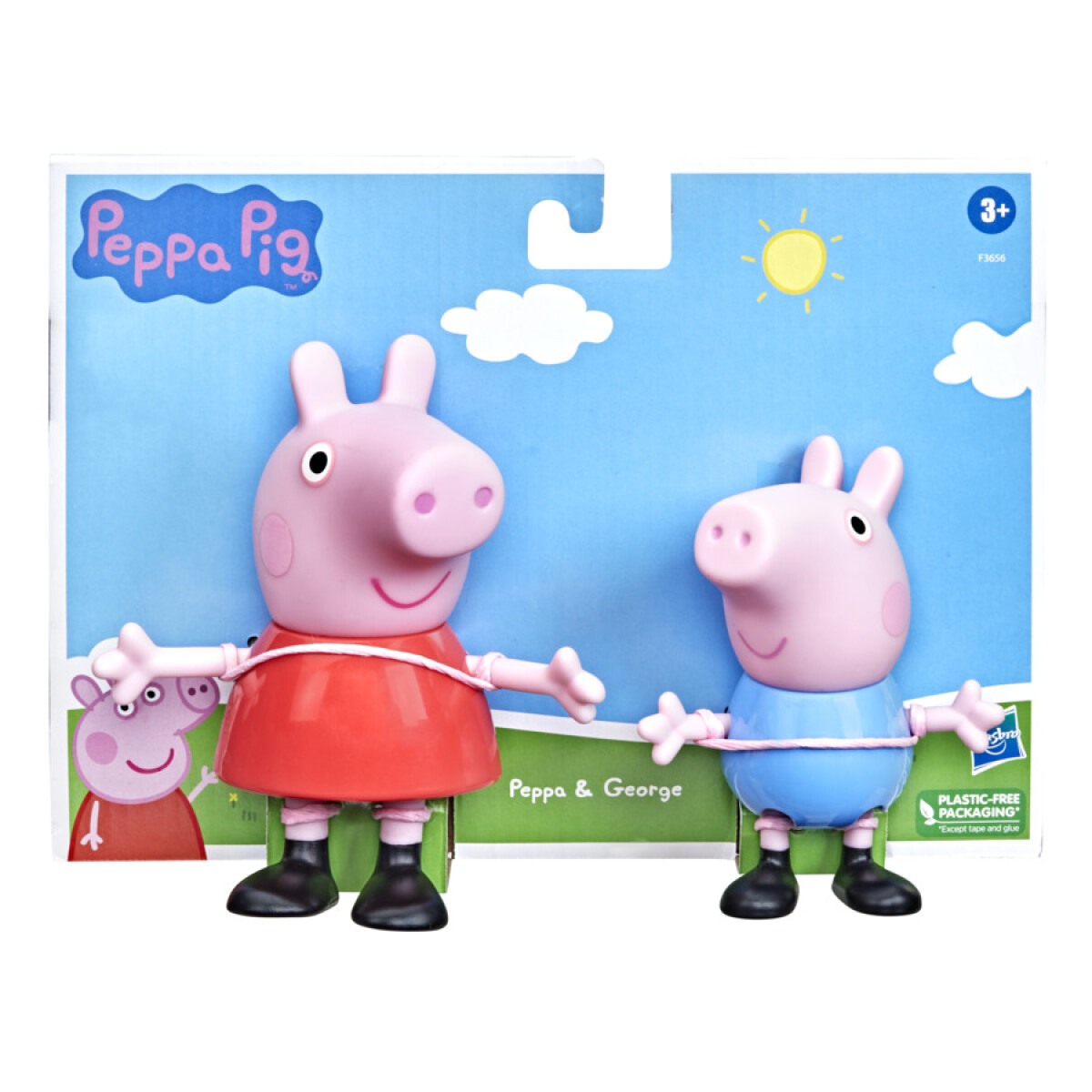 Set Figuras Peppa Pig Peppa y George 12.5CM - 001 
