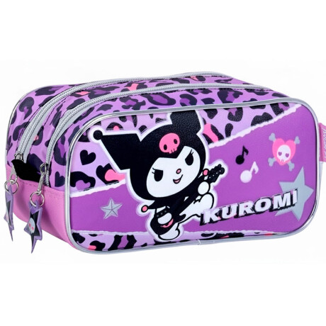Cartuchera Kuromi Doble Cierre Gran Capacidad M3