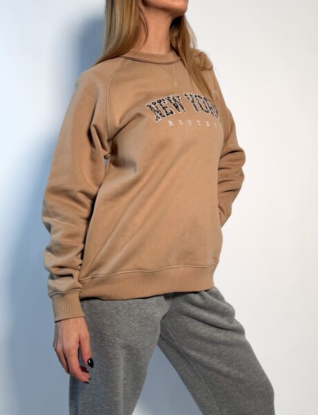 Sweater de algodon Nora Beige