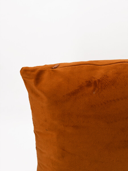ALMOHADON VELOUR ROSADO