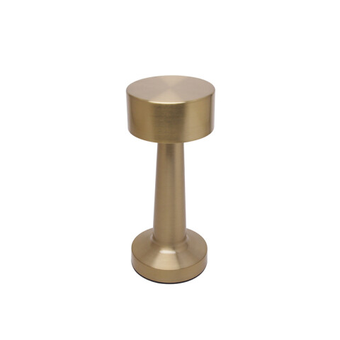 Lámpara de mesa LED inalámbrica 2W dorado USB-C IX5012