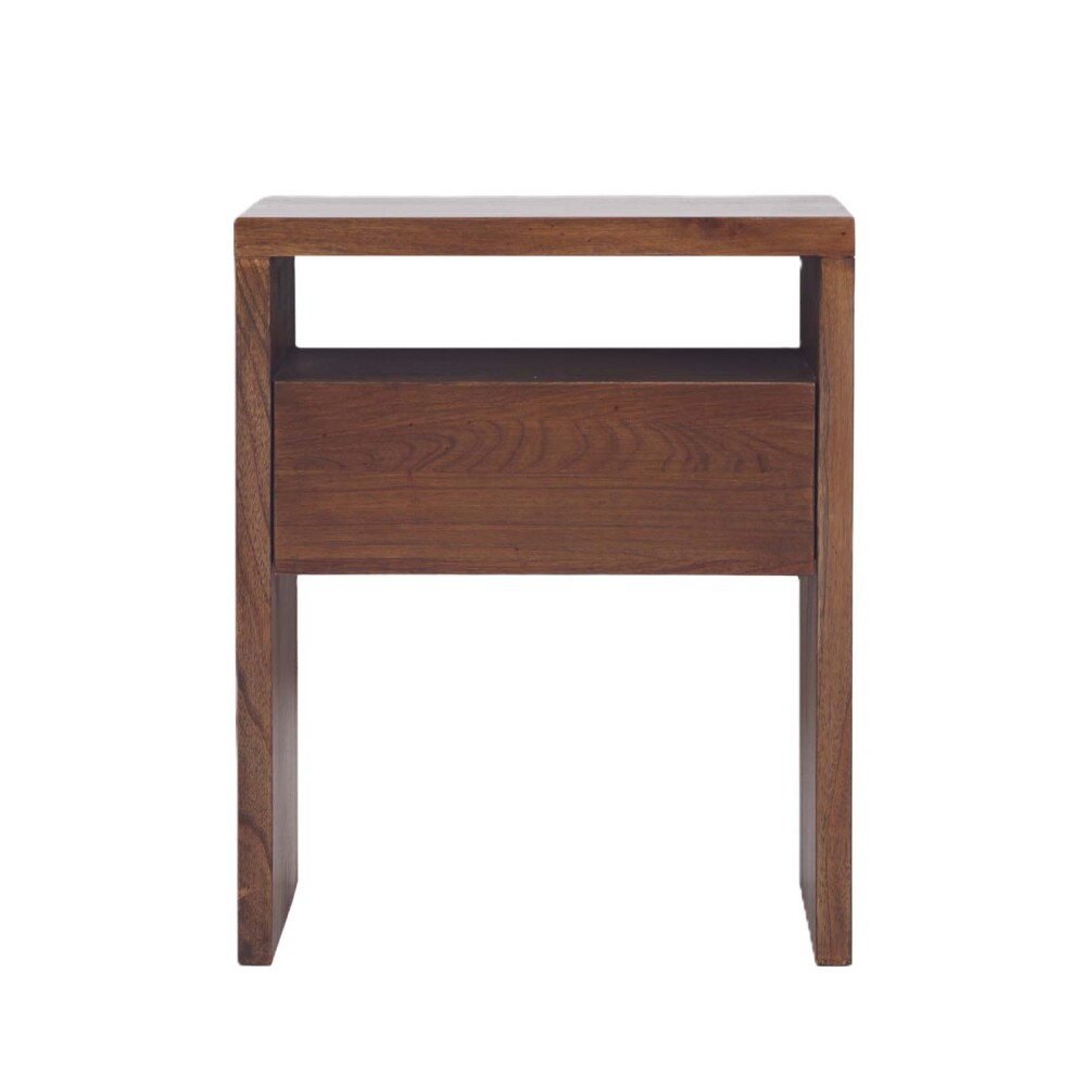 MESA DE LUZ MADERA MARRON HATTA