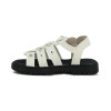 Molekinha Sandalia Con Tiras Infantil Napa Turim Blanco