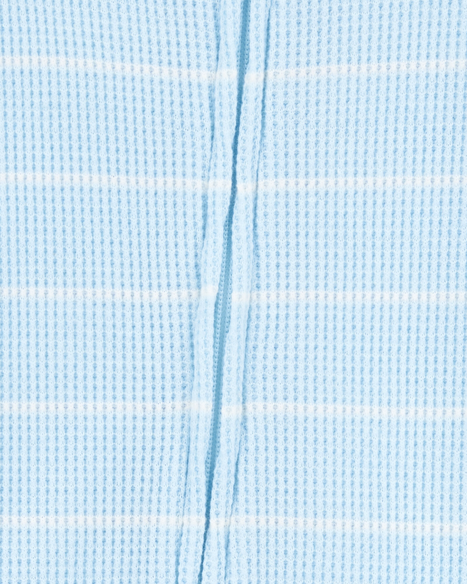 Pijama térmico una pieza de algodón, con pie, celeste Sin color